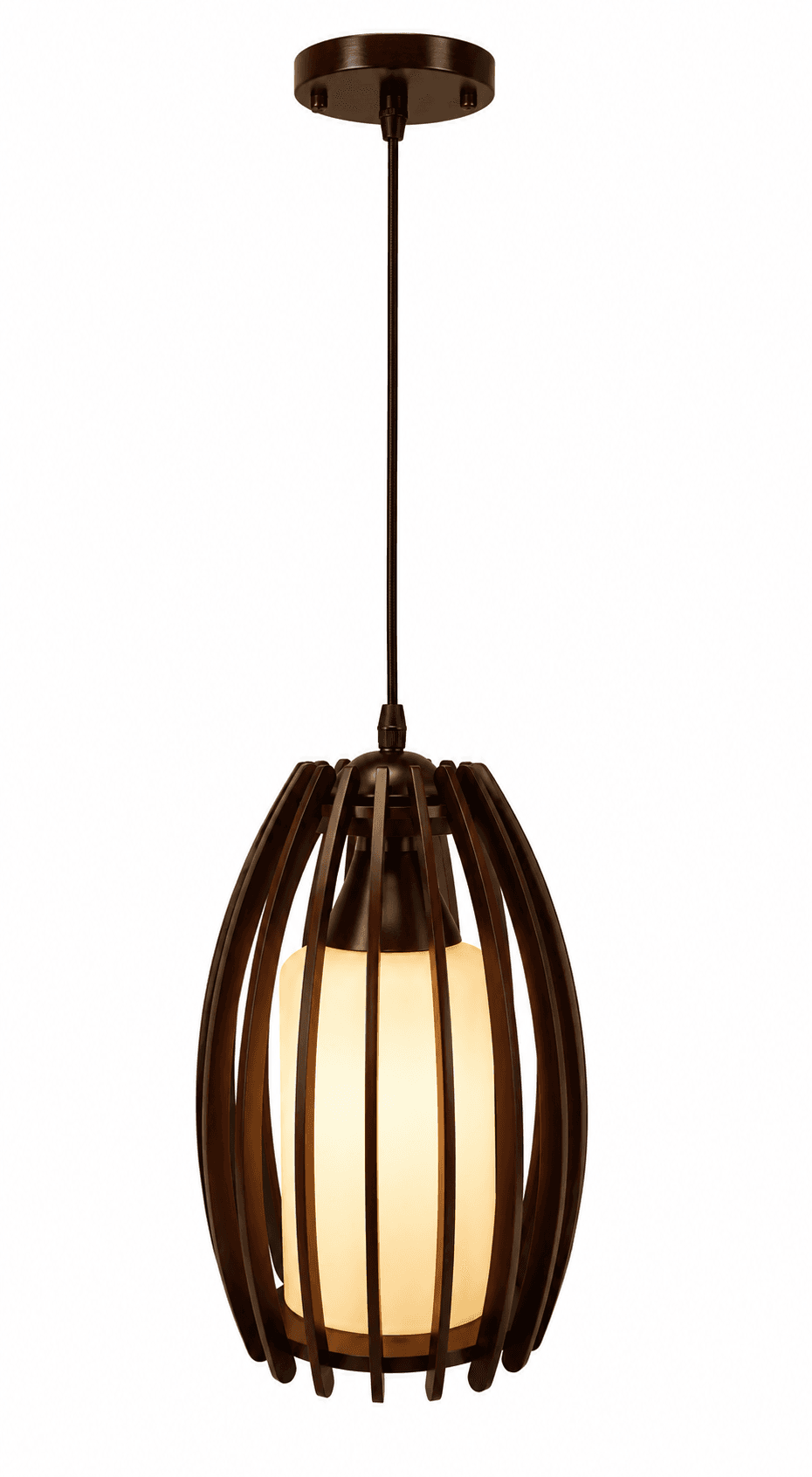 Lámpara Colgante Ovalada 1 Luz