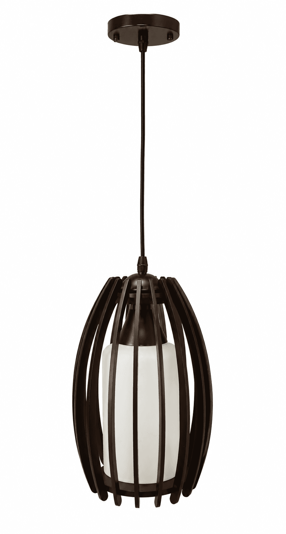Lámpara Colgante Ovalada 1 Luz