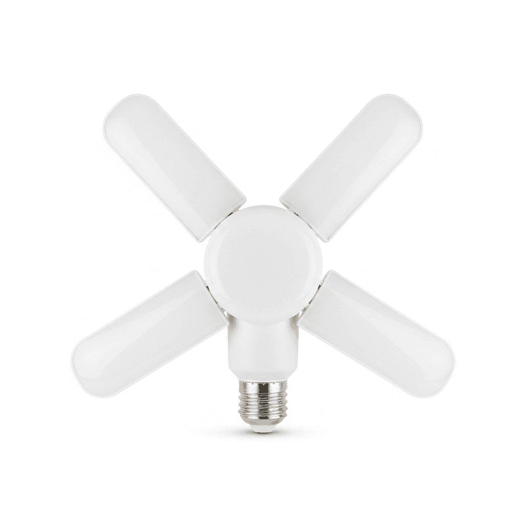 Ampolleta Led Hélice E27 60W Fría 4 Aspas 220V