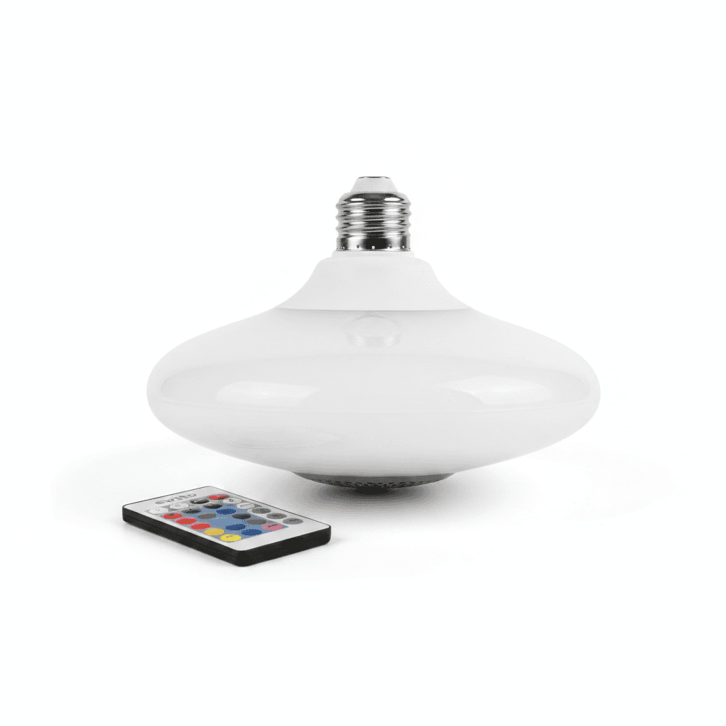 Ampolleta Ovni E27 48W RGB con Bluetooth y Control Remoto