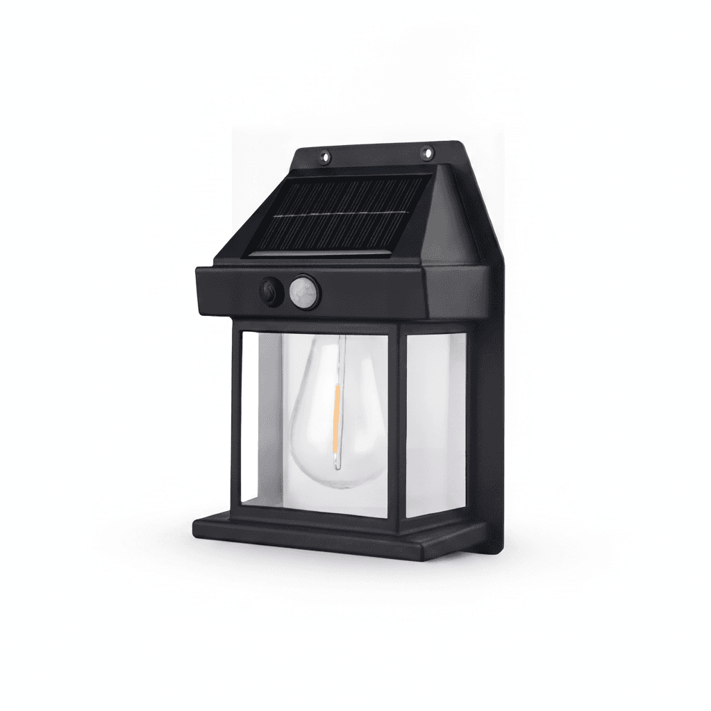 Aplique Solar LED 1W ABS con Sensor de Luz