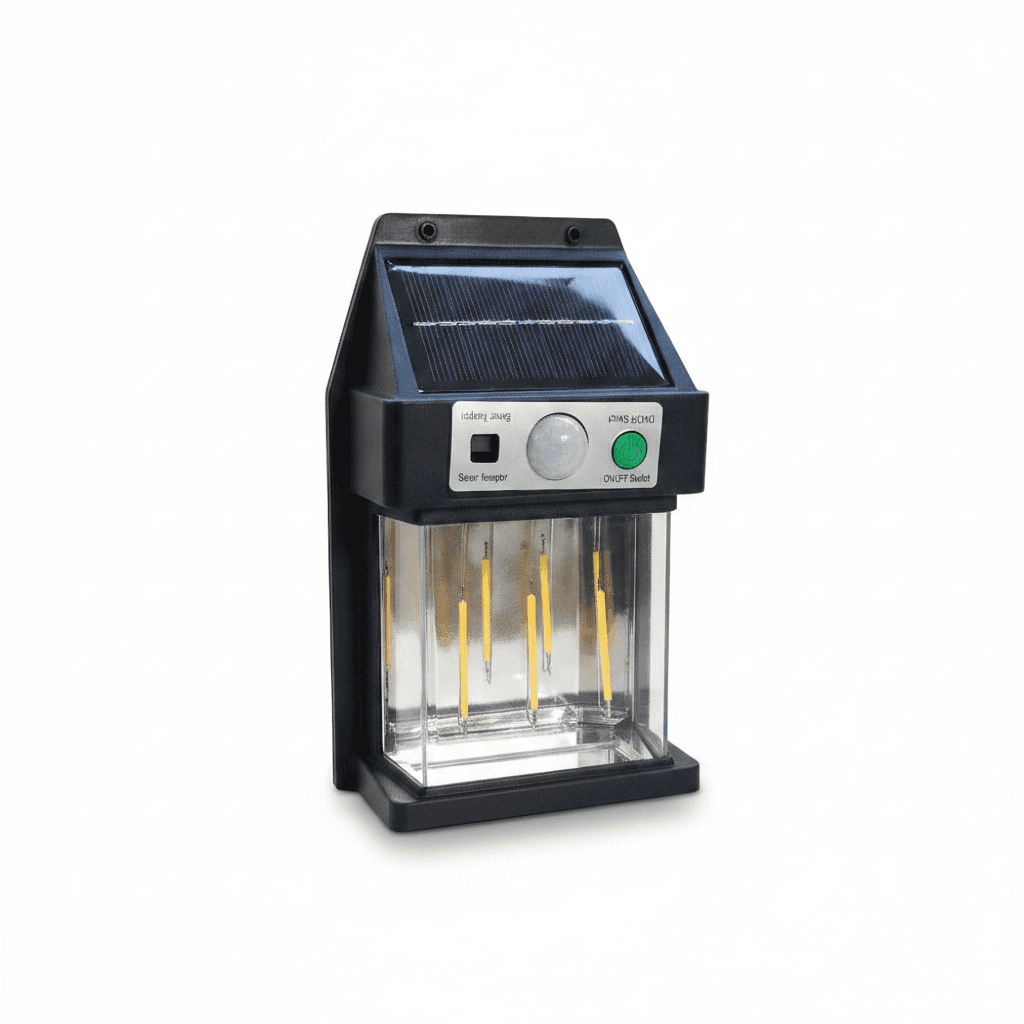 Aplique Solar LED 3W con Sensor de Movimiento