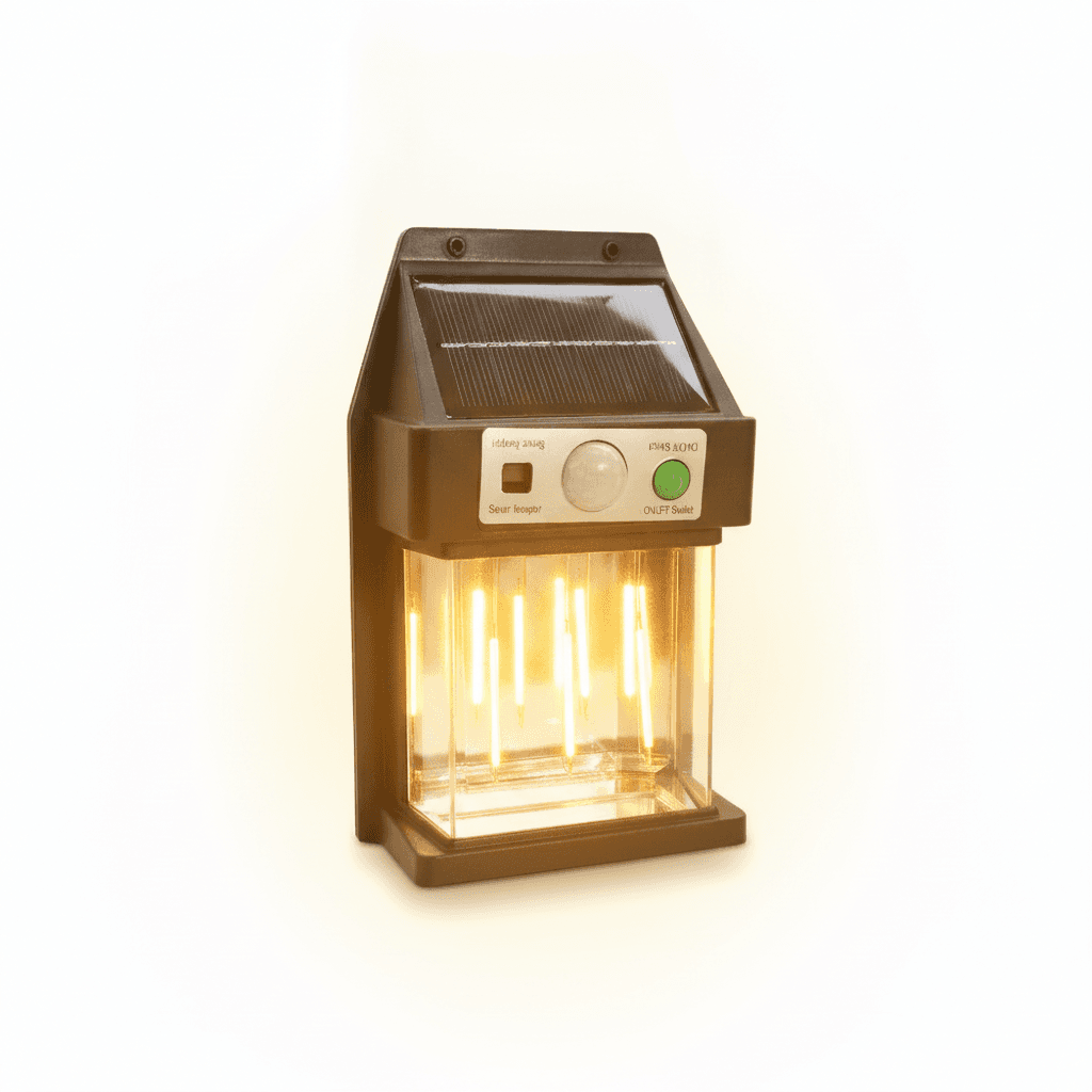 Aplique Solar LED 3W con Sensor de Movimiento