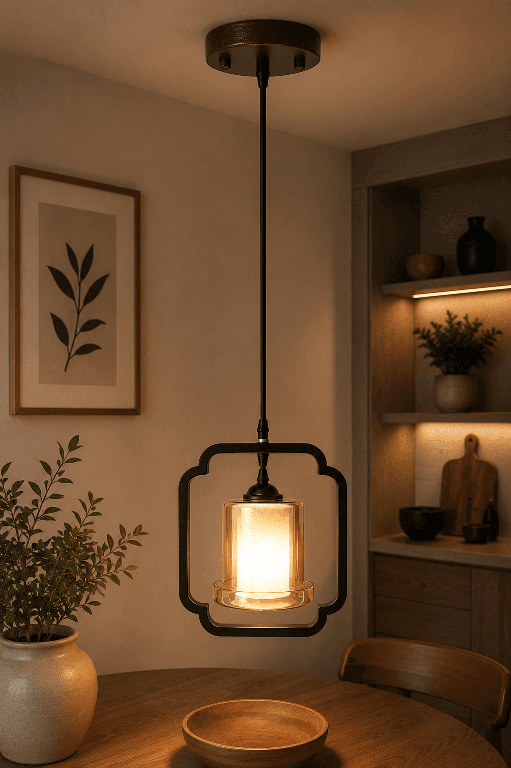 Lámpara Colgante Geométrico 1 Luz