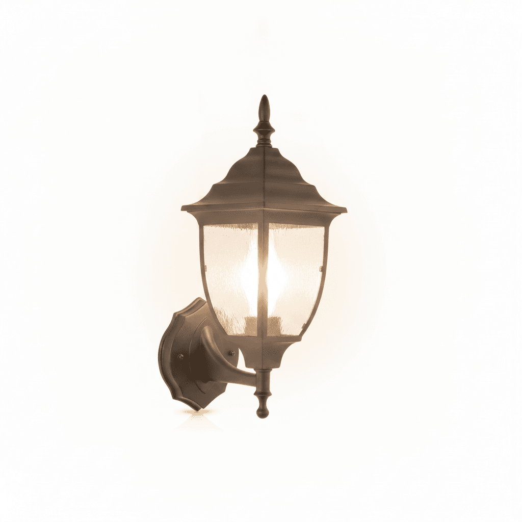 Farol Mural Pagoda Negro