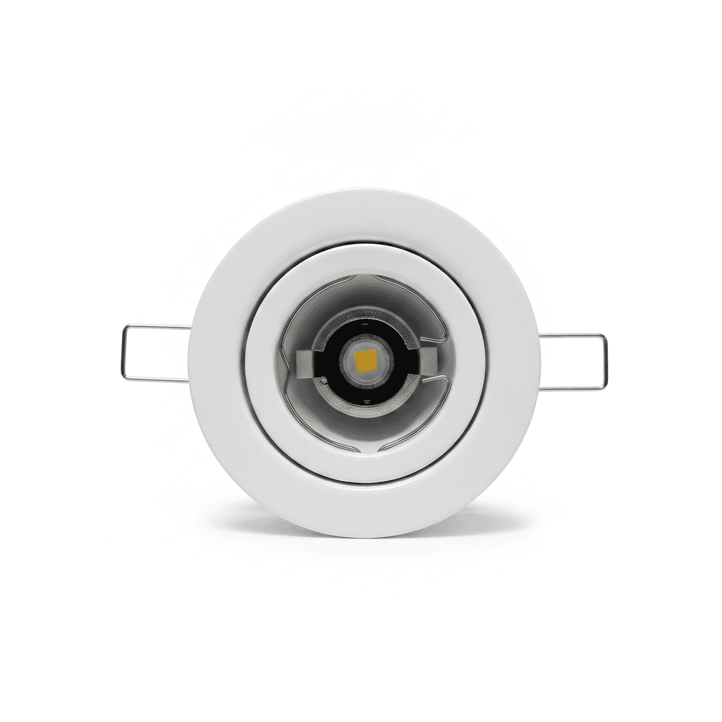 Foco Embutido Dicroico Blanco Y Negro Movible Conector Gu10 Sin Ampolleta