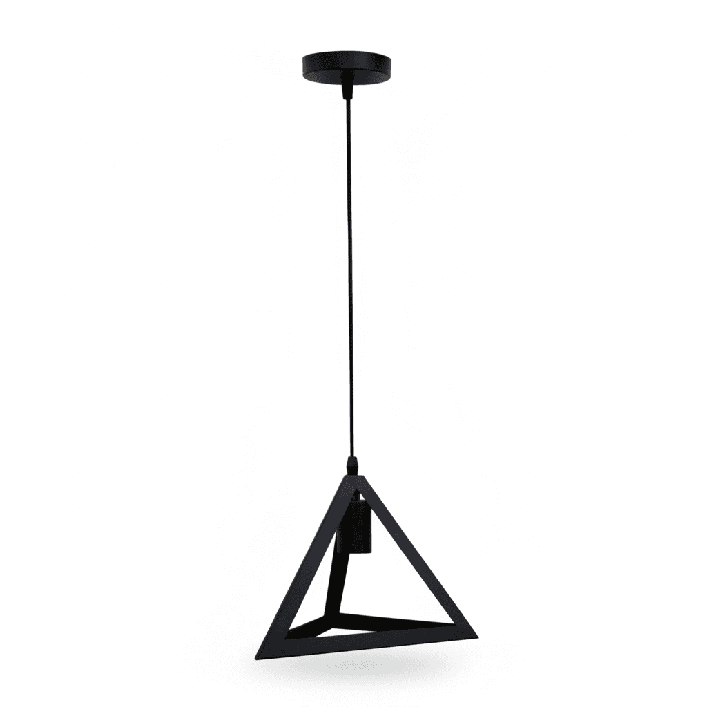Lámpara Colgante Negro 1 Luz