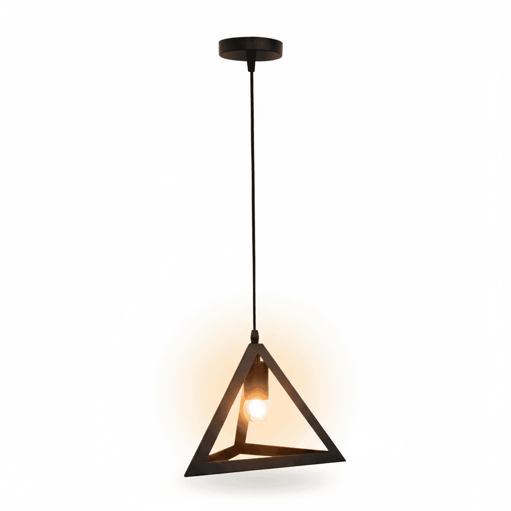 Lámpara Colgante Negro 1 Luz
