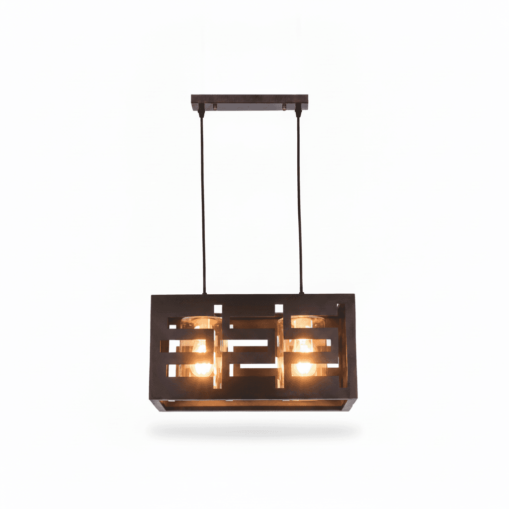 Lámpara Colgante Vintage 2 Luces