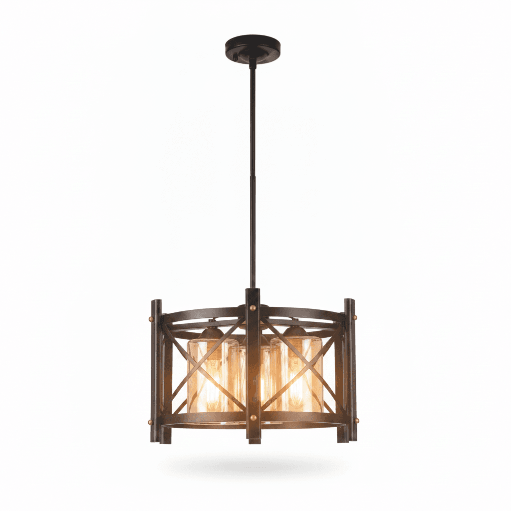Lámpara Colgante Vintage 3 Luces