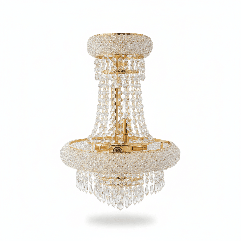 Lámpara De Cristal 7 Luces