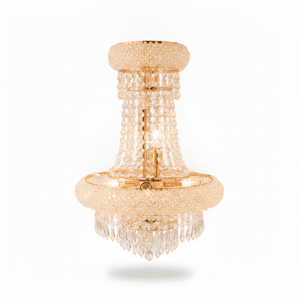 Lámpara De Cristal 7 Luces