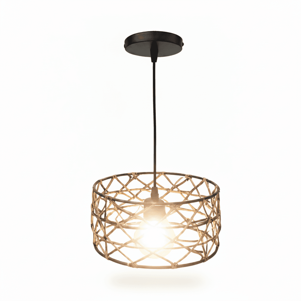 Lámpara Pendiente Cordón 1 Luz