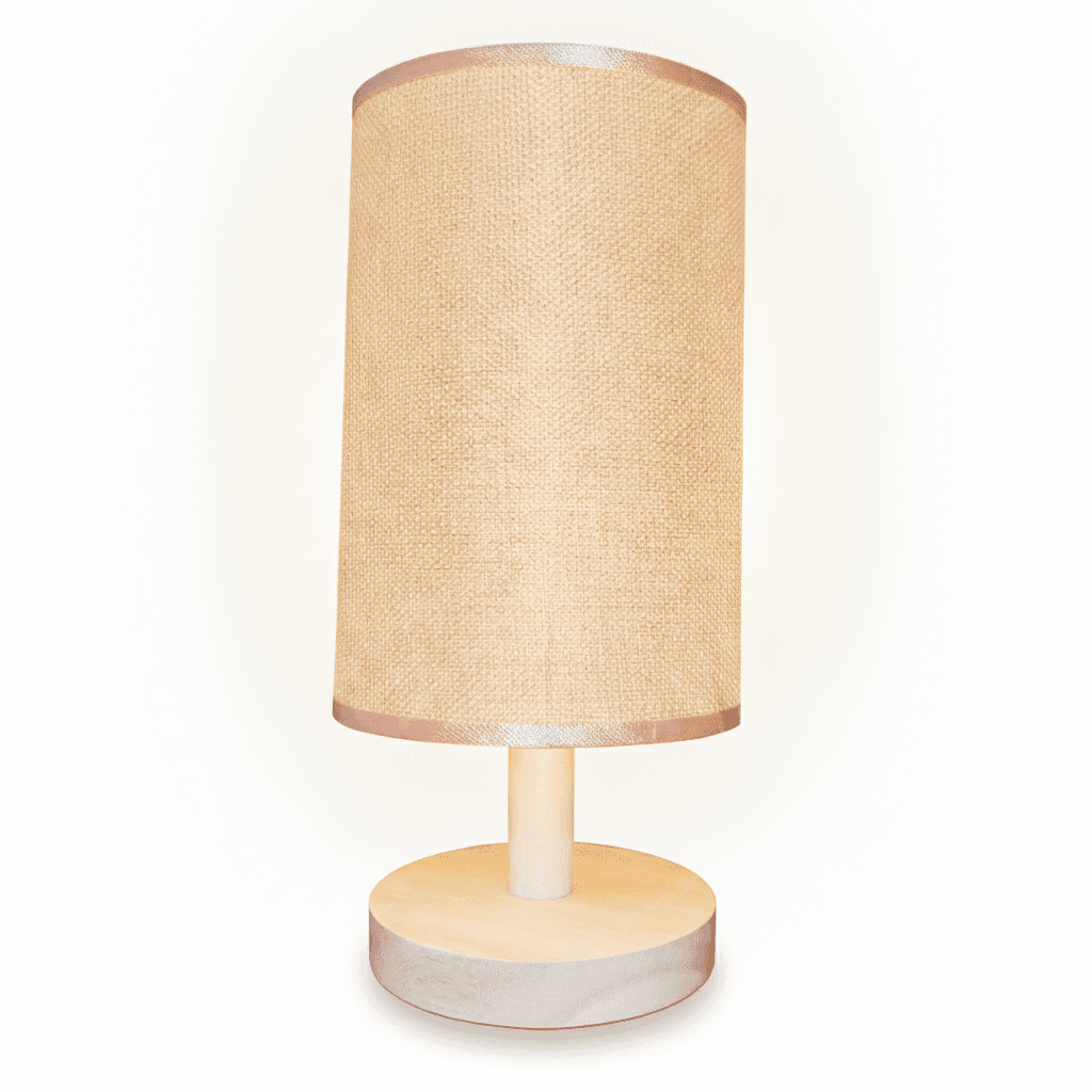Velador Madera 1 Luz Madera